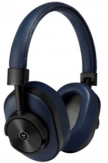 Master & Dynamic MW60 Navy Wireless Headset Bluetooth Leder Kopfhörer Earphones