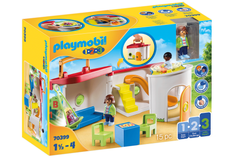Playmobil 70399 Mein Mitnehm-Kindergarten Famile Kinder Koffer Spielen Unterwegs