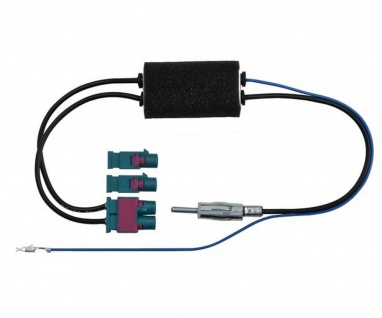 AIV Antennen-Adapter Doppel-Fakra -> ISO Antennen-Stecker Auto-Radio für VW Audi