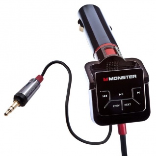 Monster iCar AUX Adapter Transmitter zu Auto-Radio für Apple iPhone iPod iPad