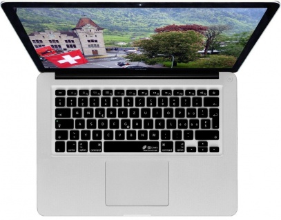 KB Tastatur-Abdeckung Schweiz CH Swiss Schutz-Cover Skin für MacBook Pro / Air