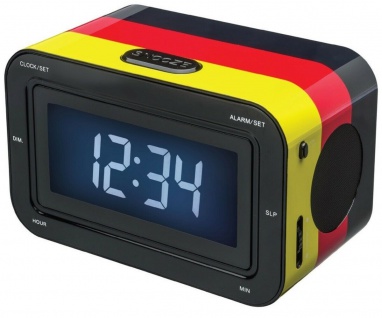 Bigben Radiowecker RR30 Deutschland Dual Alarm LCD Display FM Uhren-Radio Uhr