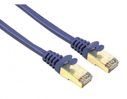Hama 1, 5m Netzwerk-Kabel Cat5e Gigabit STP Lan-Kabel Patch-Kabel Cat 5e PC DSL