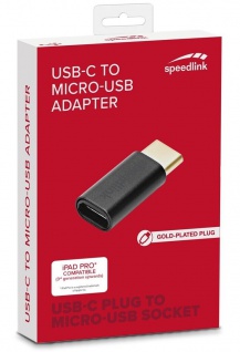 SL Adapter micro-USB zu USB-C Konverter für Netzteil Raspberry Pi 1 2 3 auf Pi 4