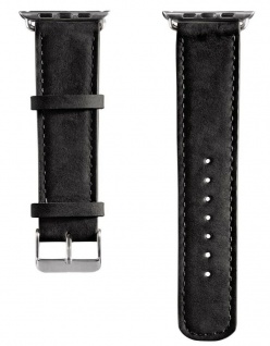 Hama Uhren-Armband Uhren-Band Velour Style für Apple Watch 38mm 40mm Series 1-6