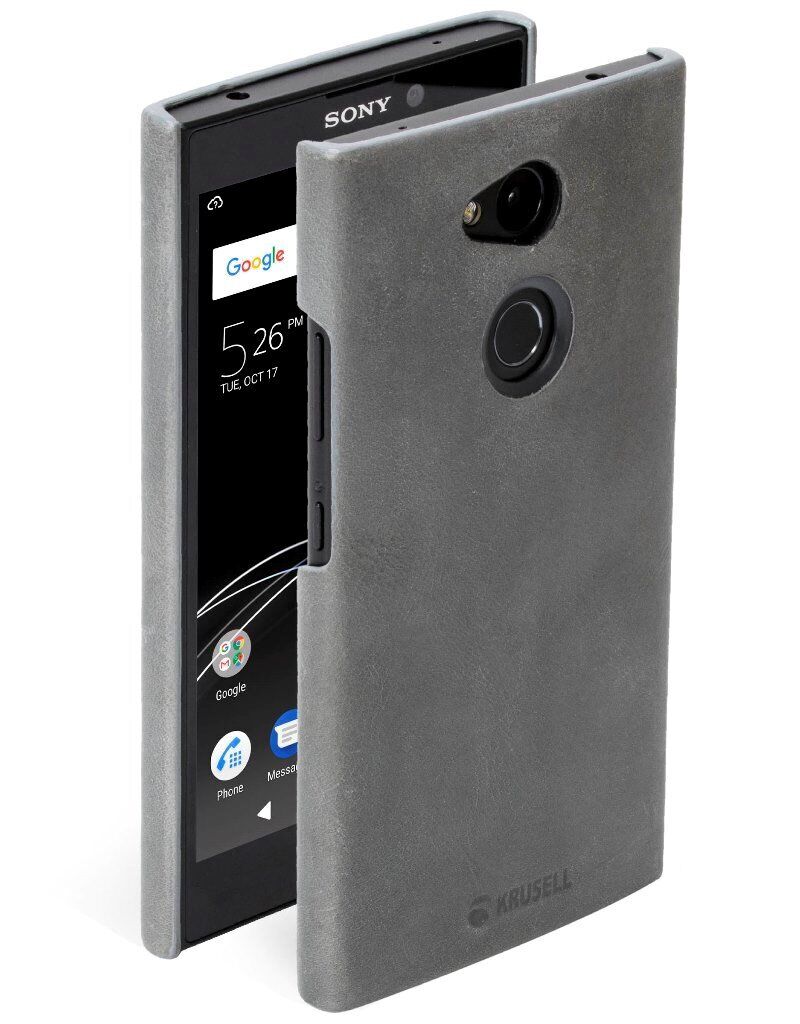 Krusell Cover Leder Hard-Case Schale Schutz-Hülle Tasche Etui für Sony Xperia L2