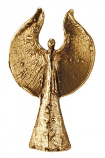 Schutzengel Segens-Engel 11 x 7 cm Bronze Bronzeengel