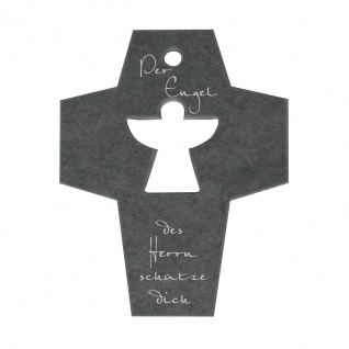 Wandkreuz Schiefer Der Engel des Herrn 10 cm Kreuz Kruzifix Christlich
