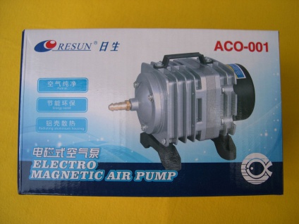 Luftpumpe 220V 2280 l/h Kolbenpumpe Sauerstoffpumpe Belüfter Eisfreihalter