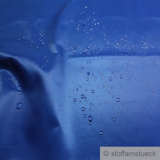 Stoff Baumwolle Feinköper kobaltblau ölresistent reißfest wasserabweisend 60°