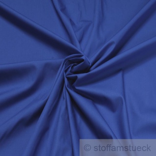 Stoff Baumwolle Popeline kobaltblau Baumwollstoff mittelblau blau