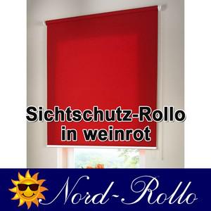 Sichtschutzrollo Mittelzug- oder Seitenzug-Rollo 180 x 190 cm / 180x190 cm weinrot 1