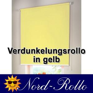 Verdunkelungsrollo Mittelzug- oder Seitenzug-Rollo 175 x 170 cm / 175x170 cm gelb