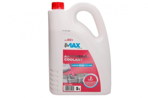4Max Kühlerfrostschutz Antifreeze Coolant G12+ Pink 5 Liter