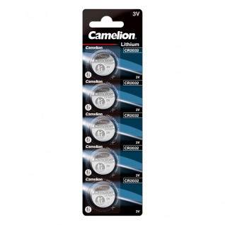 Camelion Lithium CR2032 Knopfzelle CR 2032 Batterien 5er Pack