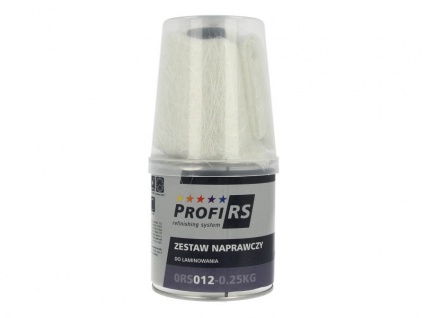 Profirs 0RS012 Polyesterharz flüssig Set mit Härter und Glasfasermatte 250 gr