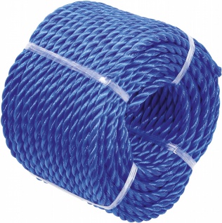 BGS Technic Kunststoff Seil Allzweckseil 4 mm x 20 m Blau