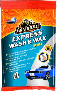 Armor All Express Wash & Wax Tücher XL Autoreinigung 12 Stück