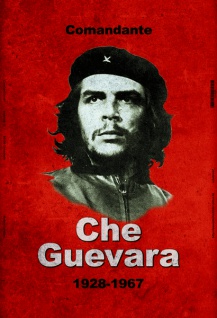 Comandante Che Guevara blechschild