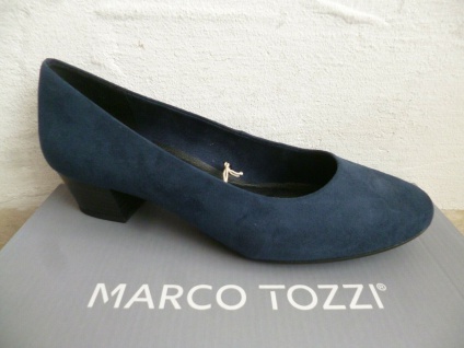 Marco Tozzi Pumps Slipper Ballerina Ballerinas Schuhe blau 22305 NEU!