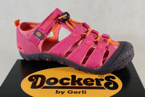 Dockers Mädchen Sandale Sandalette Sandalen Sandaletten fuchsia NEU!!