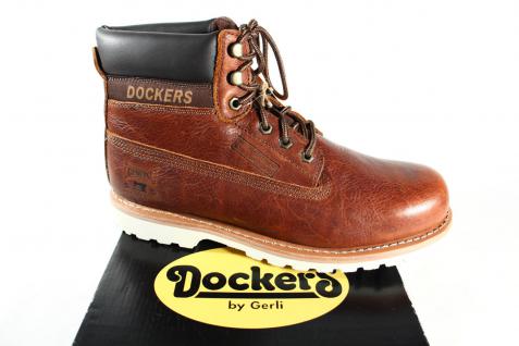 Dockers Stiefel Schnürstiefel Boots Winterstiefel braun Leder 331132 NEU