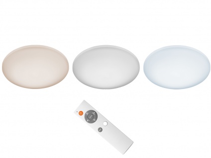 LED Deckenlampe rund mit Fernbedienung dimmbar Farbwechsel fürs Schlafzimmer Ø38 - Vorschau 2