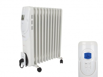 Öladiator Heizkörper mit Thermostat & Zeitschaltuhr, mobile Elektrozusatzheizung