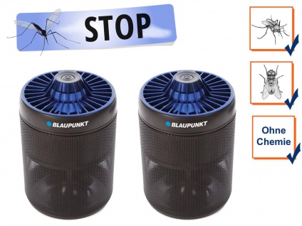 ISOTRONIC UV Insektenlampe Stechmücken mit Hochspannung bekämpfen 80 qm 