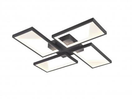 Ausgefallene LED Küchendeckenlampe für über Esstisch Esszimmerleuchte viereckig 2