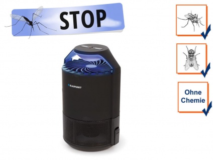 USB Insektenvernichter mit UV LED & Ansaugventilator, Wirkungskreis bis 50 m²