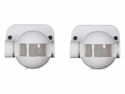 2er Set 180 Grad PIR Bewegungsmelder für Außenbereich Sensor für Lampen & Alarme - Vorschau 2