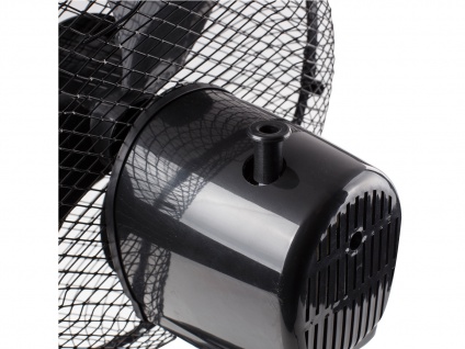 Tischventilator schwarz, 2 Stufen, oszillierend, Ø23cm Ventilator Luftkühler 4