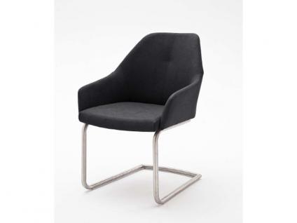 MCA furniture Schwingstuhl Madita Ausführung A mit Sitzschale Kunstlederbezug Argentina Farbe wählbar 2er Set - Vorschau 4