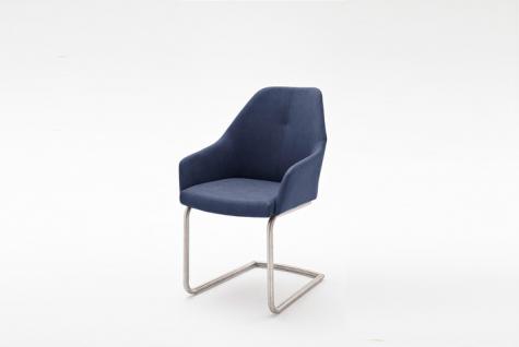 MCA furniture Schwingstuhl Madita Ausführung A mit Sitzschale Kunstlederbezug Argentina Farbe wählbar 2er Set - Vorschau 2