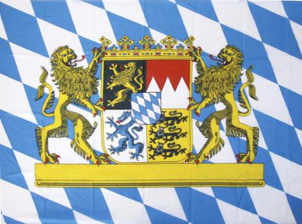 Banner 180 cm Polyester Flaggenstoff Bayern Flagge Oktoberfest Ein Prosit 07753 