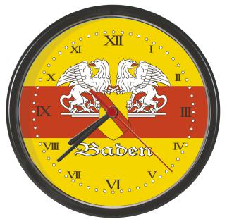 Wanduhr - Uhr - Clock - batteriebetrieben - BADEN - Gr. ca 25 cm - 58692 -