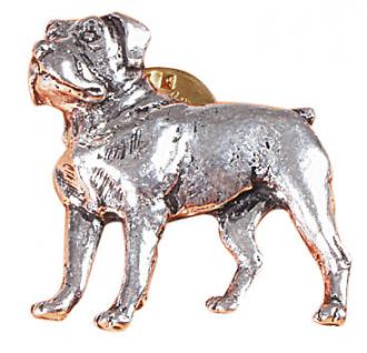 edle Anstecknadel Pin Button Metall 3 x 2,5 cm Yorkshire • Hund • 02711 • 