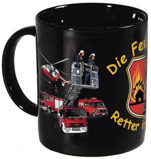 Keramiktasse Tasse mit Print Die Feuerwehr 57182