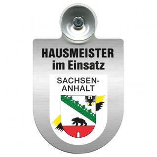 Einsatzschild Windschutzscheibe incl. Saugnapf - Hausmeister im Einsatz - 309393 - Region Sachsen-Anhalt