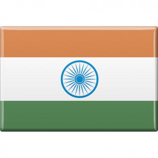 Küchenmagnet - Länderflagge Indien - Gr.ca. 8x5, 5 cm - 38046 - Magnet