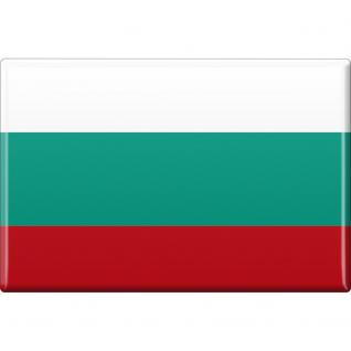 Magnet - Länderflagge - Bulgarien - Gr.ca. 8x5, 5 cm - 38023 - Küchenmagnet