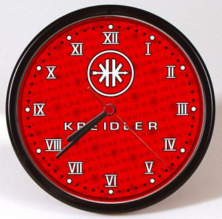 Wanduhr - Uhr - Clock - batteriebetrieben - Kreidler - Logo - Größe ca 25 cm - 56766