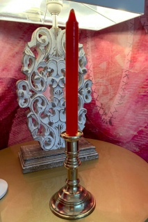 2x Kerzenständer Messing Höhe14cm Kerzenleuchter Massiv Gastronomie Kerzenhalter - Vorschau 2