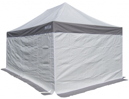 ALEOS. 3x3m ALU Profi Faltzelt Marktzelt Marktstand Tent 50mm Hex mit Metallgelenken und PVC FEUERHEMMENDEN PLANEN