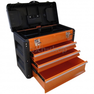 METALL Werkzeugkasten Werkzeugkiste Werkzeugkoffer Werkzeugbox Metallbox 3061BC