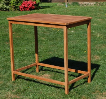 ASS TEAK Bartisch Bistrotisch Stehtisch 120x70cm Holztisch Gartentisch Garten Tisch Holz Modell: JAV-BIMA-120x70 - Vorschau 5