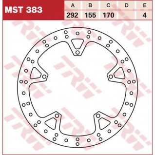 MST383 Bremsscheibe starr