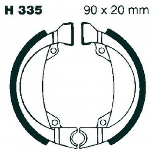 Premium Bremsbacken H335 für Honda