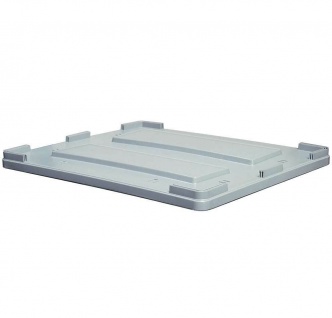 Stapeldeckel für Palettenbox, LxBxH 1200 x 1000 mm, grau
